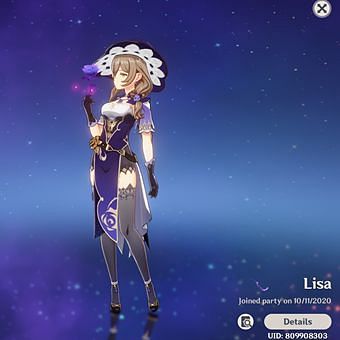 Lisa | Genshin Impact- Appearence,personality,Rating,Best Builds ...