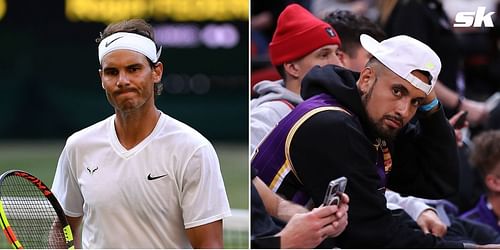 Nick Kyrgios reignites ball-striking feud against Rafael Nadal from Wimbledon 2019