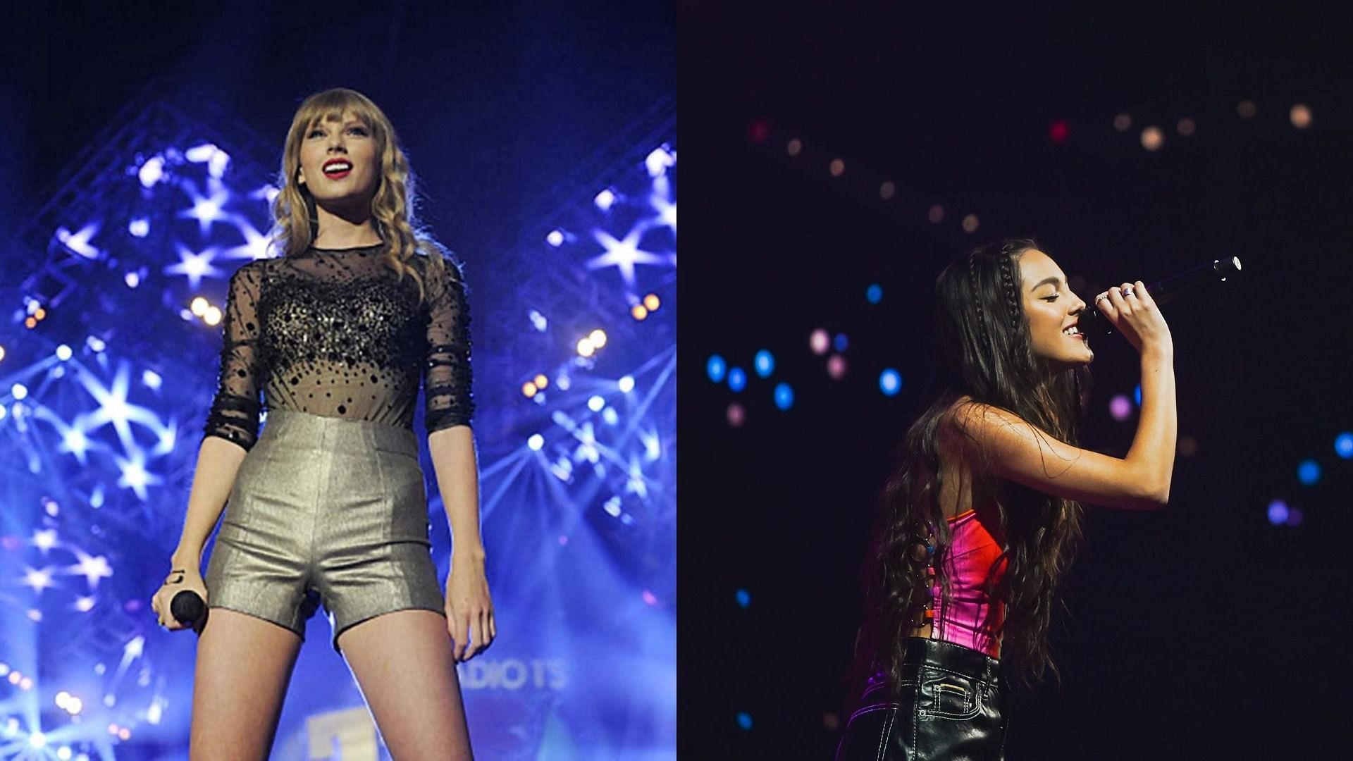 Taylor Swift &amp; Olivia Rodrigo (Images via Getty Images and Texas Monthly)