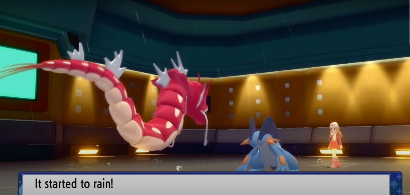 Rain Dance increases the power of Water-moves (Image via The Pokemon Company)