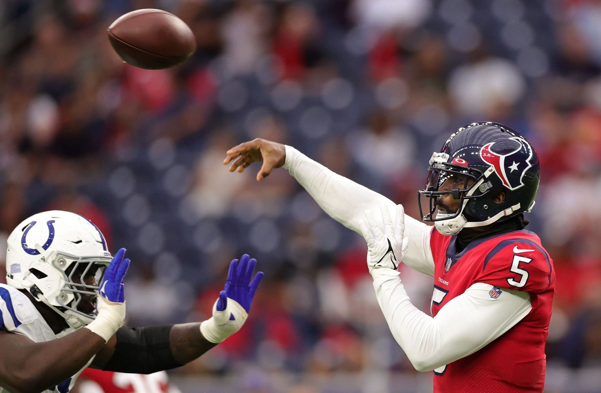 Taylor and the Texans&#039; playoff dreams have officially ended (Photo: Getty)