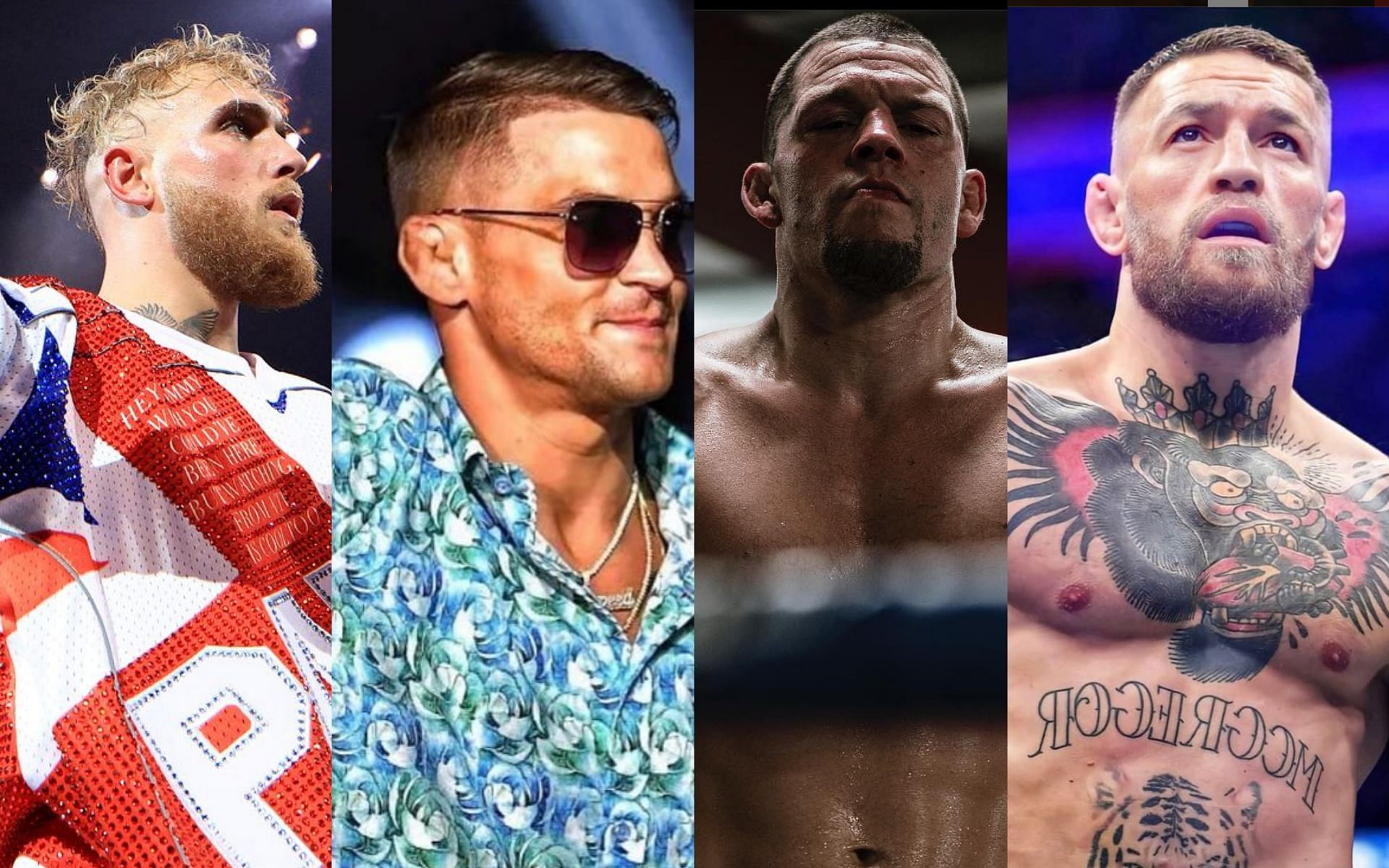 Dustin Poirier slams Nate Diaz for pretending to want the fight against him, advises the Stockton native to fight Conor McGregor or Jake Paul instead. [Credits: @dustinpoirier, @thenotoriousmma, @natediaz209 via Instagram]