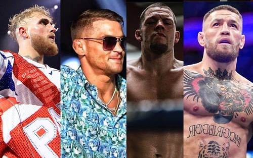 Dustin Poirier slams Nate Diaz for pretending to want the fight against him, advises the Stockton native to fight Conor McGregor or Jake Paul instead. [Credits: @dustinpoirier, @thenotoriousmma, @natediaz209 via Instagram]