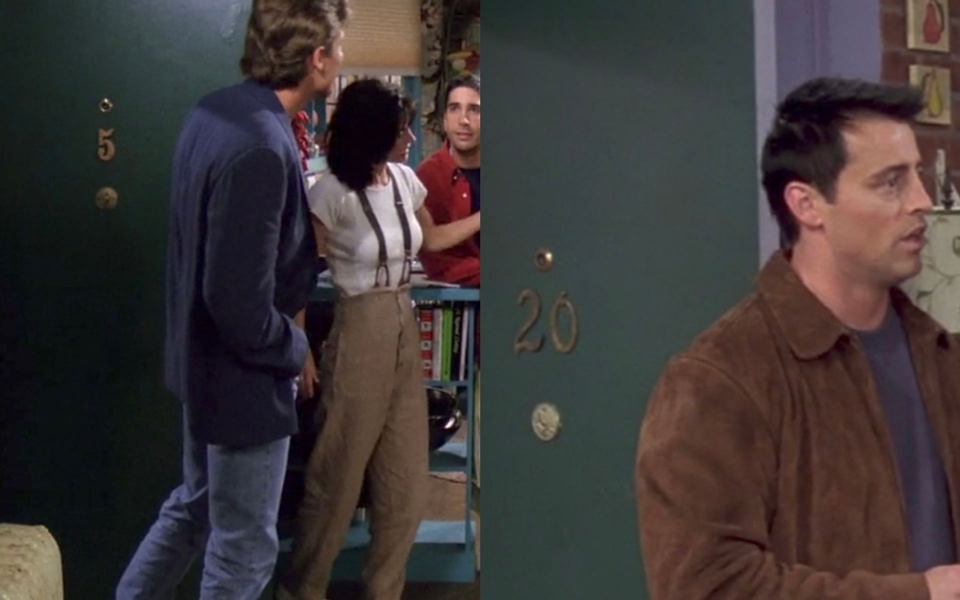 Still from Monica Geller&#039;s apartment in Season 1 and Season 10 of Friends (Image via Sportskeeda)