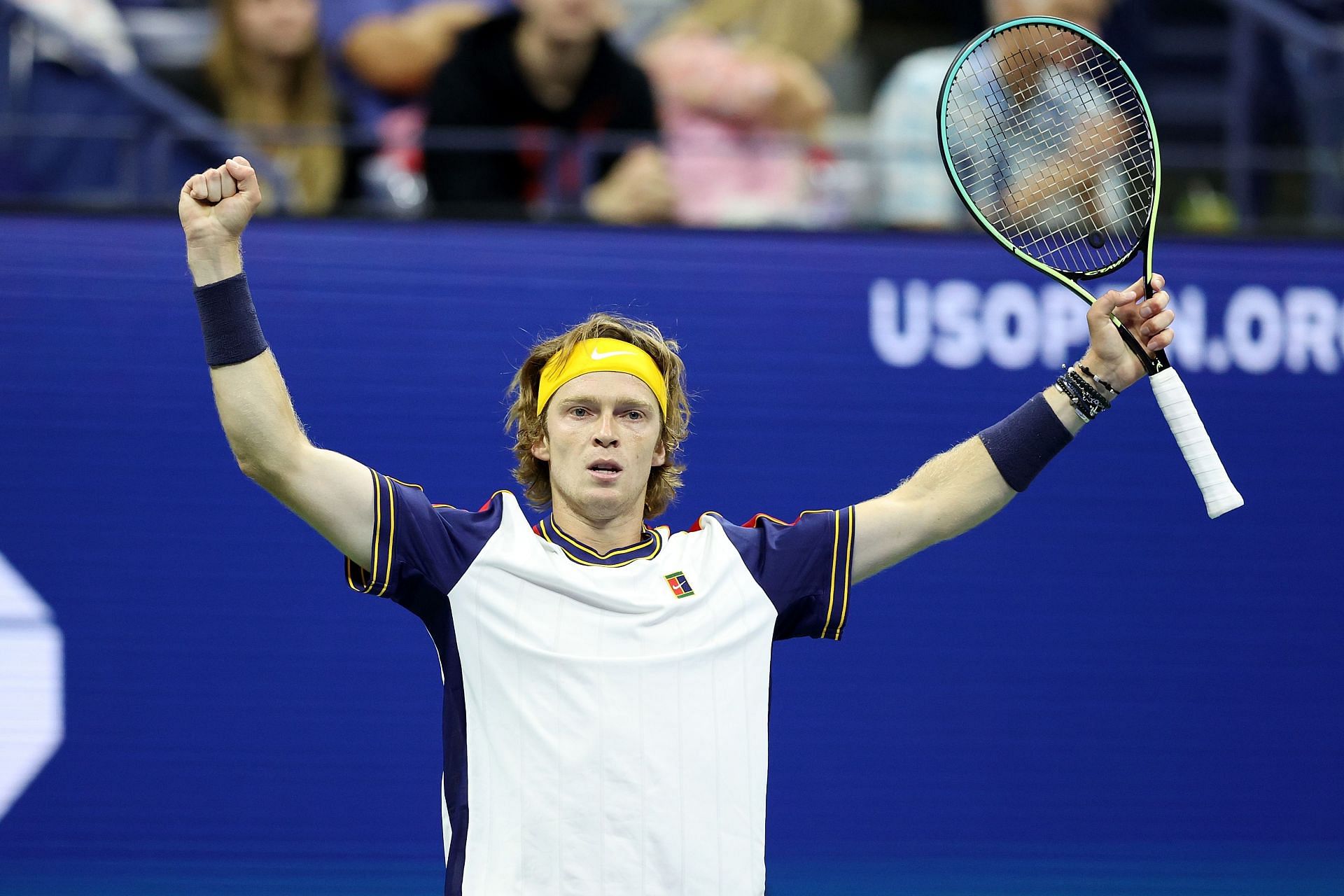 Andrey Rublev at the 2021 US Open.