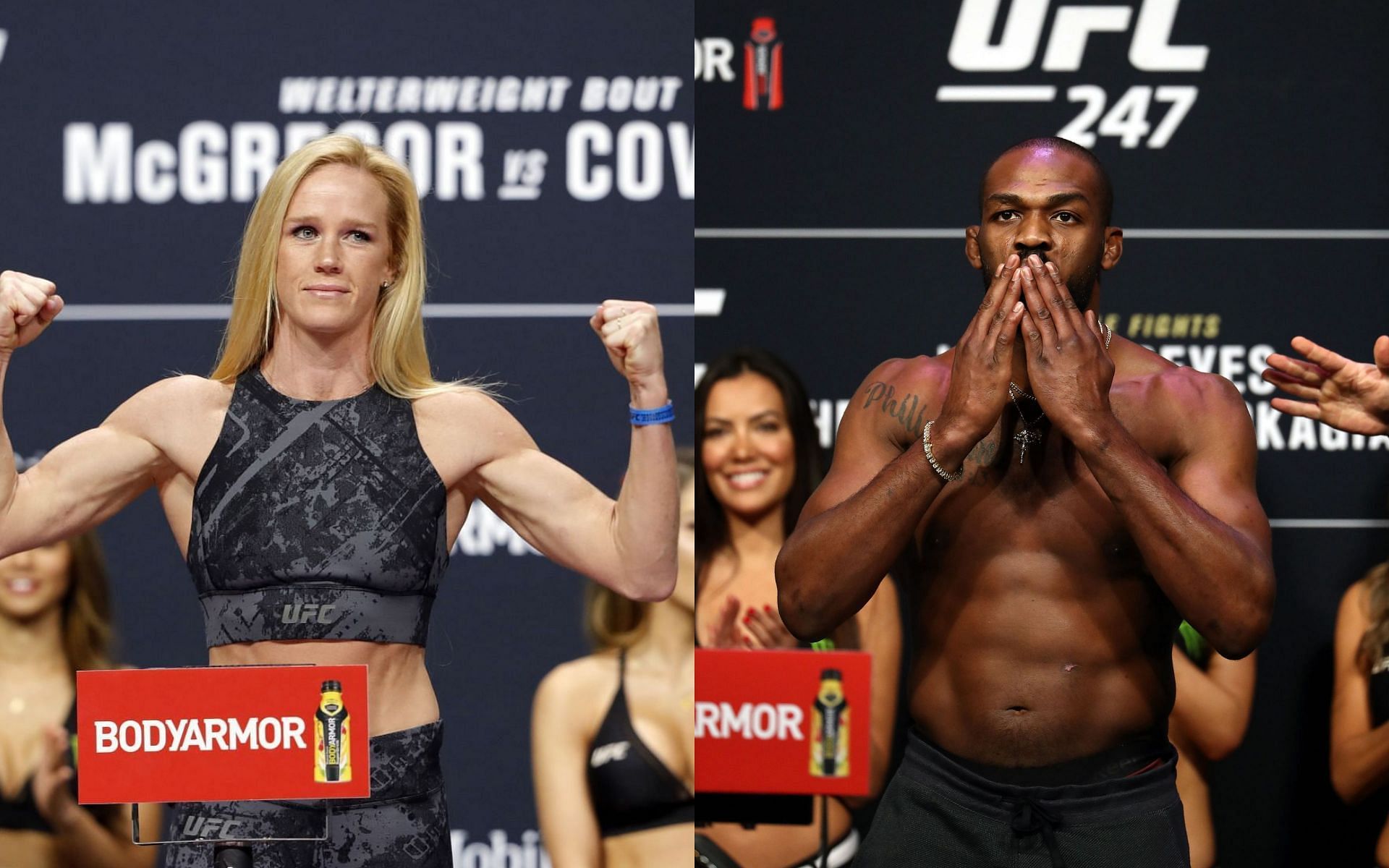 Jon Jones has congratulated Holly Holm after it was announced she will be inducted into the International Boxing Hall of Fame