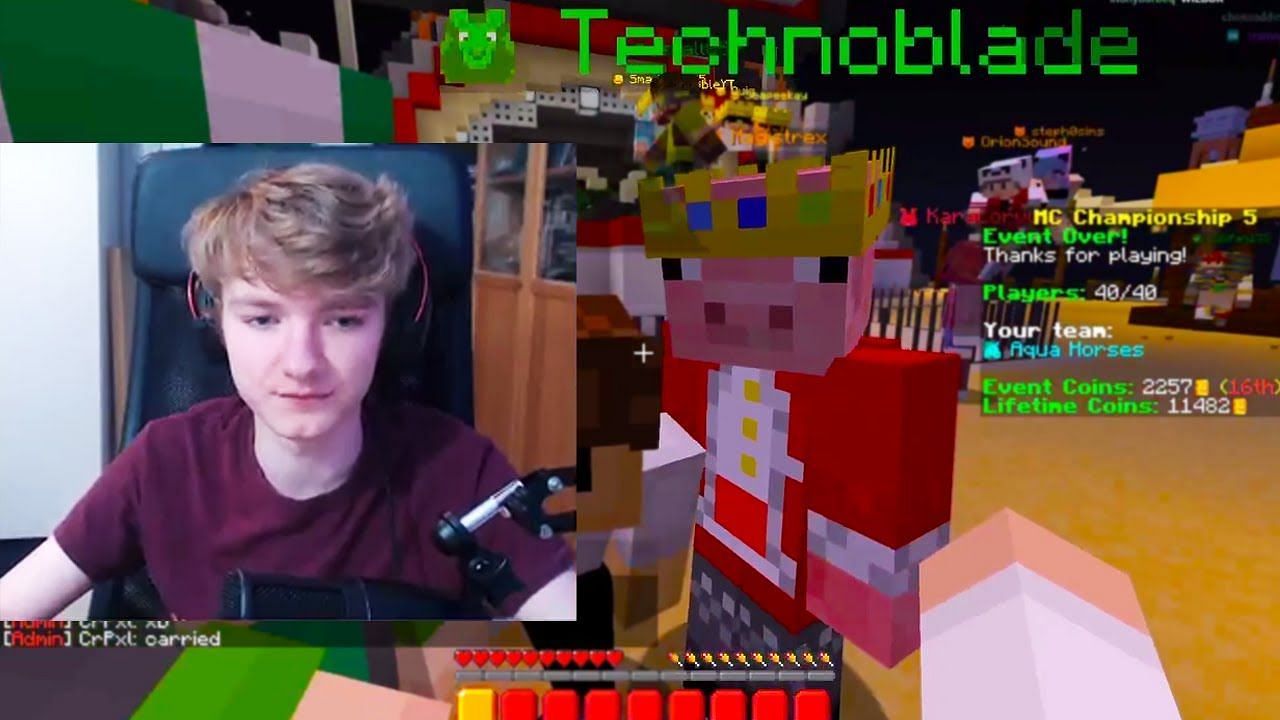 TommyInnit has been a memorable reoccurring competitor in the Minecraft Championships (Image via TommyVODS on YouTube)