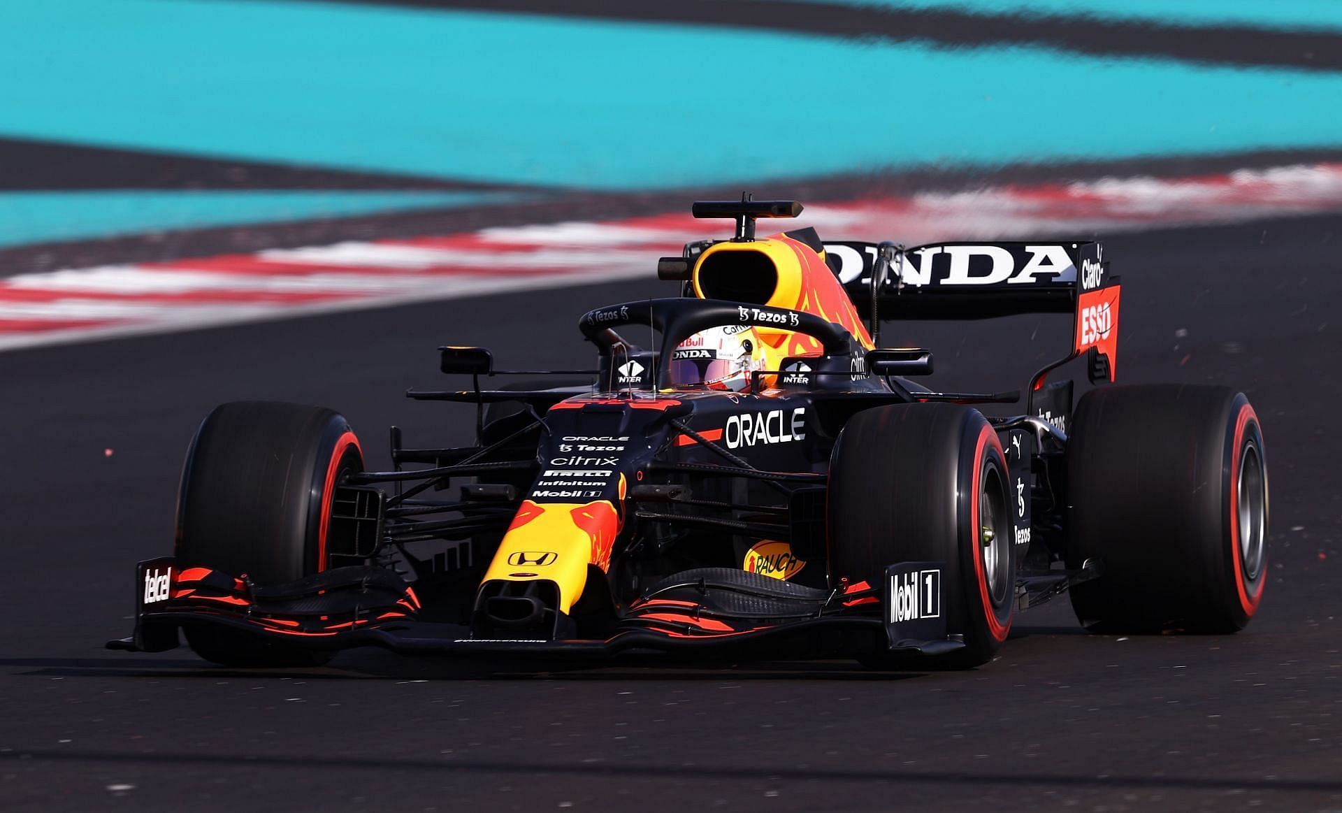 Red Bull Racing&#039;s Max Verstappen during FP2 on Friday