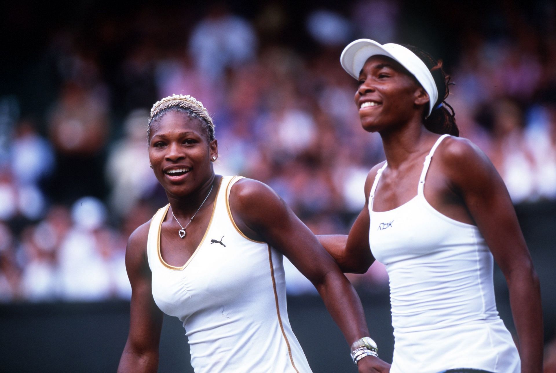Serena (L) followed in sister Venus&#039; footsteps fairly naturally.