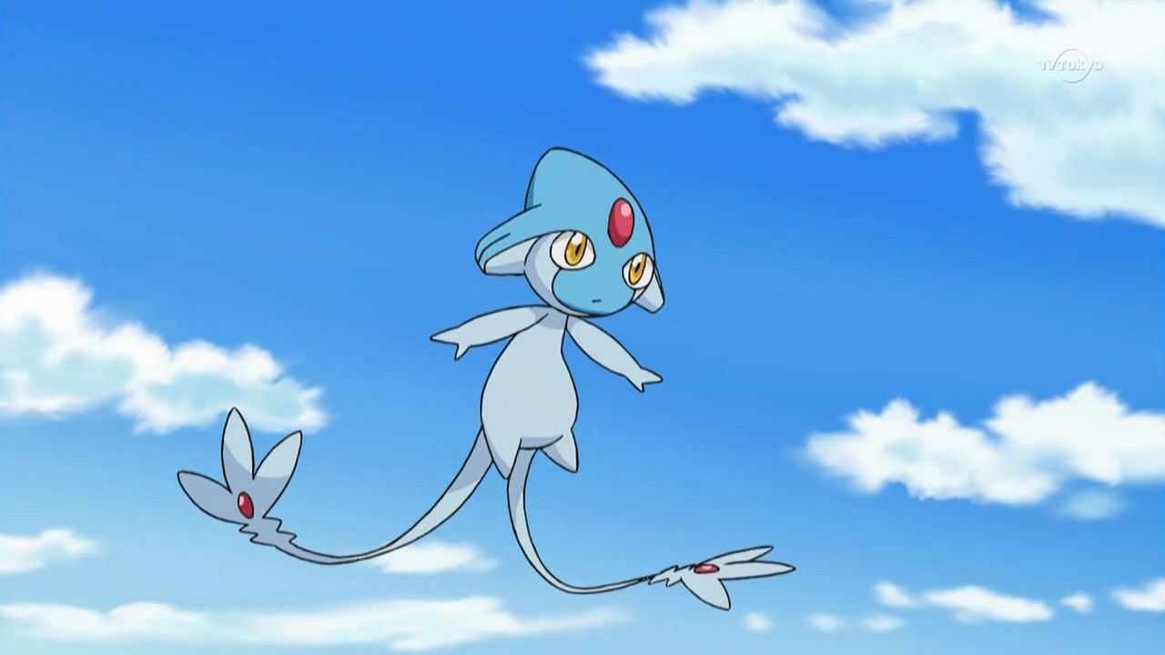 Azelf as it appears in the anime (Image via The Pokemon Company)