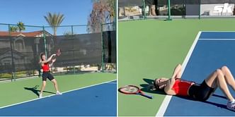 "The day has finally arrived! I can't believe it" - Eugenie Bouchard on returning to training after 8 months