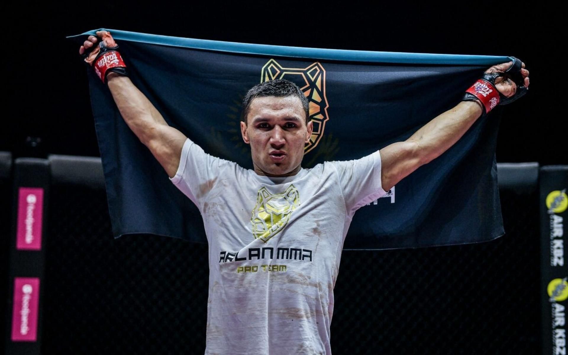Our ONE Championship prediction sees former ONE flyweight champion Kairat &#039;The Kazakh&#039; Akhmetov winning by way of his grappling prowess. (Image courtesy of ONE Championship)