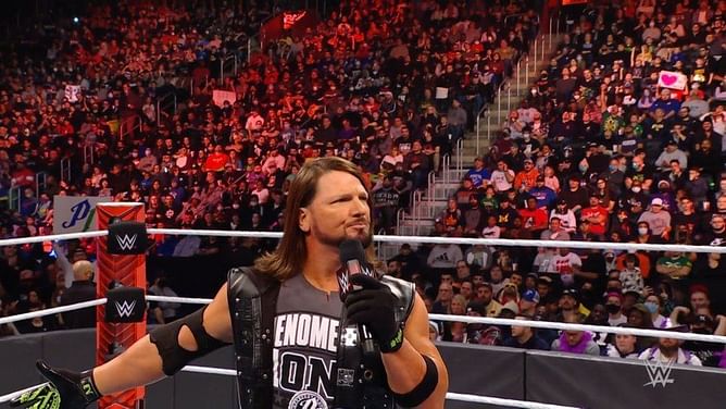 Possible reason why AJ Styles' original match on RAW was changed