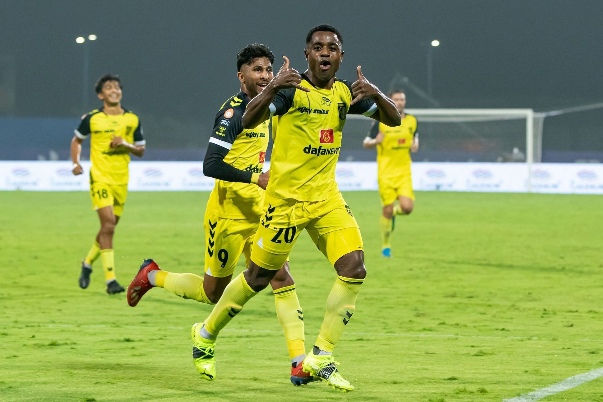 Ogbeche was the man of the match today (Image courtesy: ISL social media)