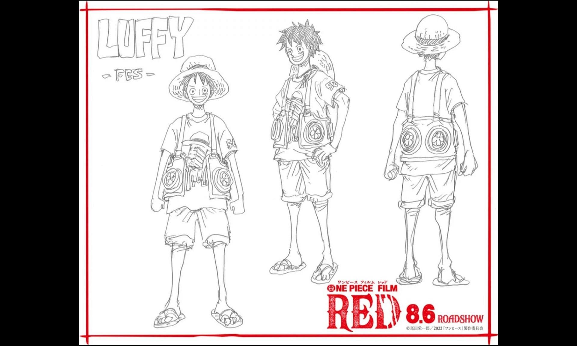 One Piece Film Red Reveals 'Battle Wear' Character Designs for