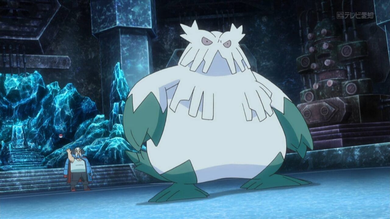 Abomasnow in the anime. (Image via The Pokemon Company)