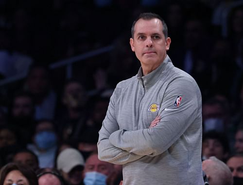 Head coach Frank Vogel of the LA Lakers