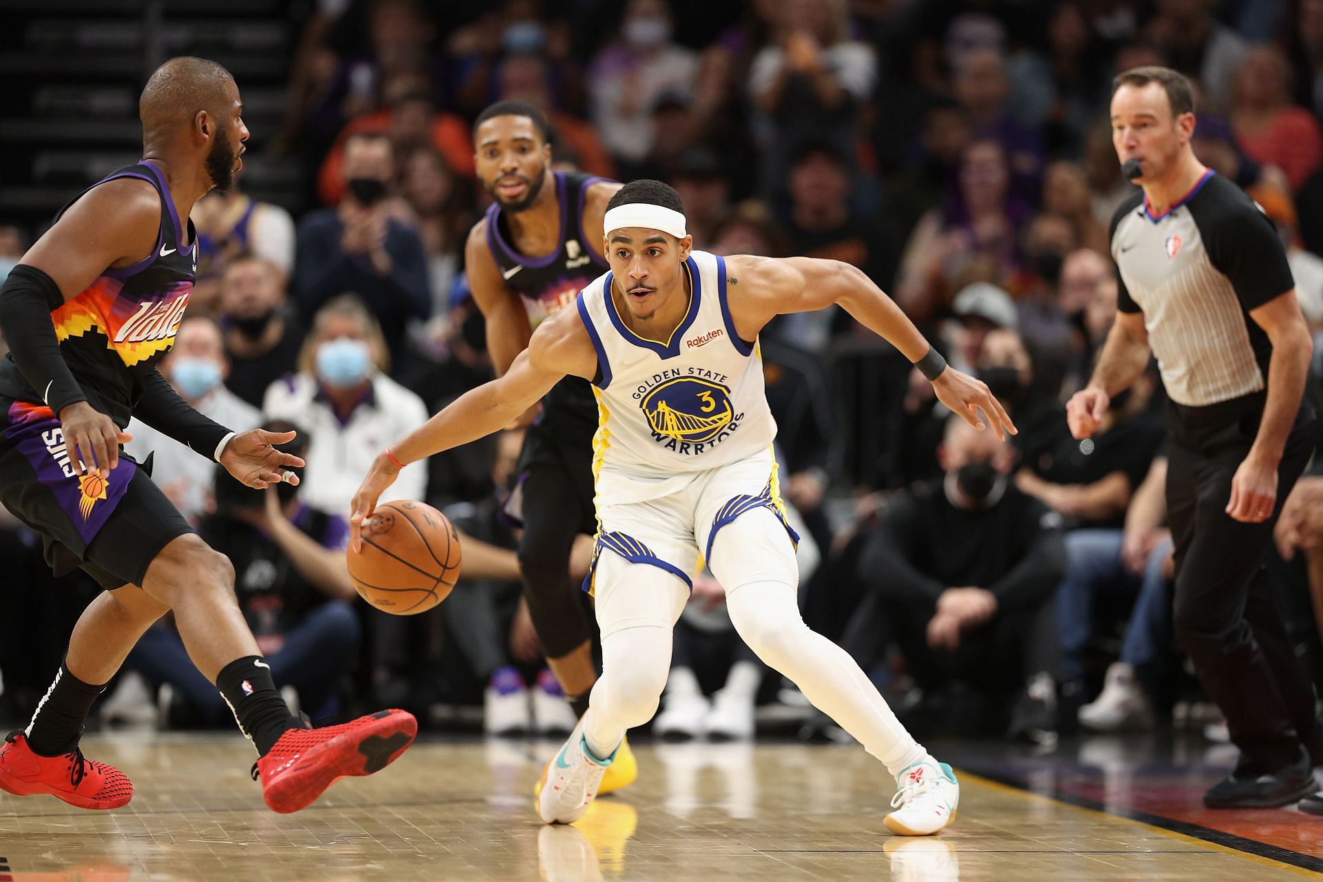 Jordan Poole of the Golden State Warriors.