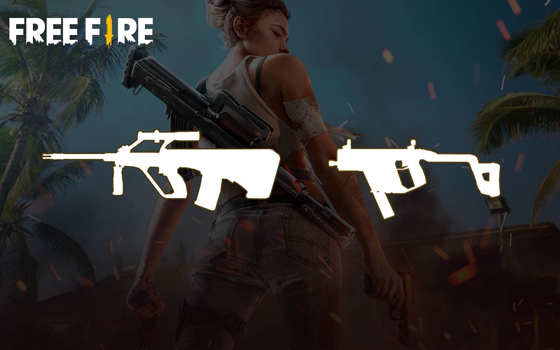 There are several guns available to users (Image via Sportskeeda/Free Fire)