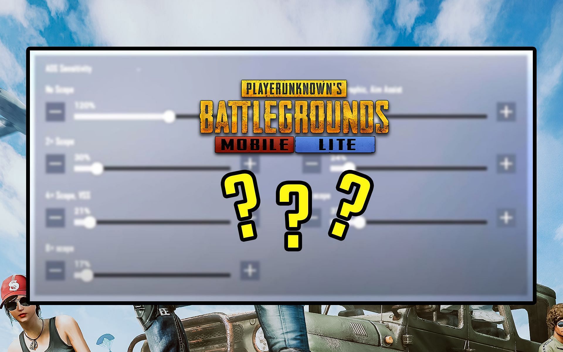 How to adjust Sensitivity in PUBG Mobile Lite (Image via Sportskeeda)
