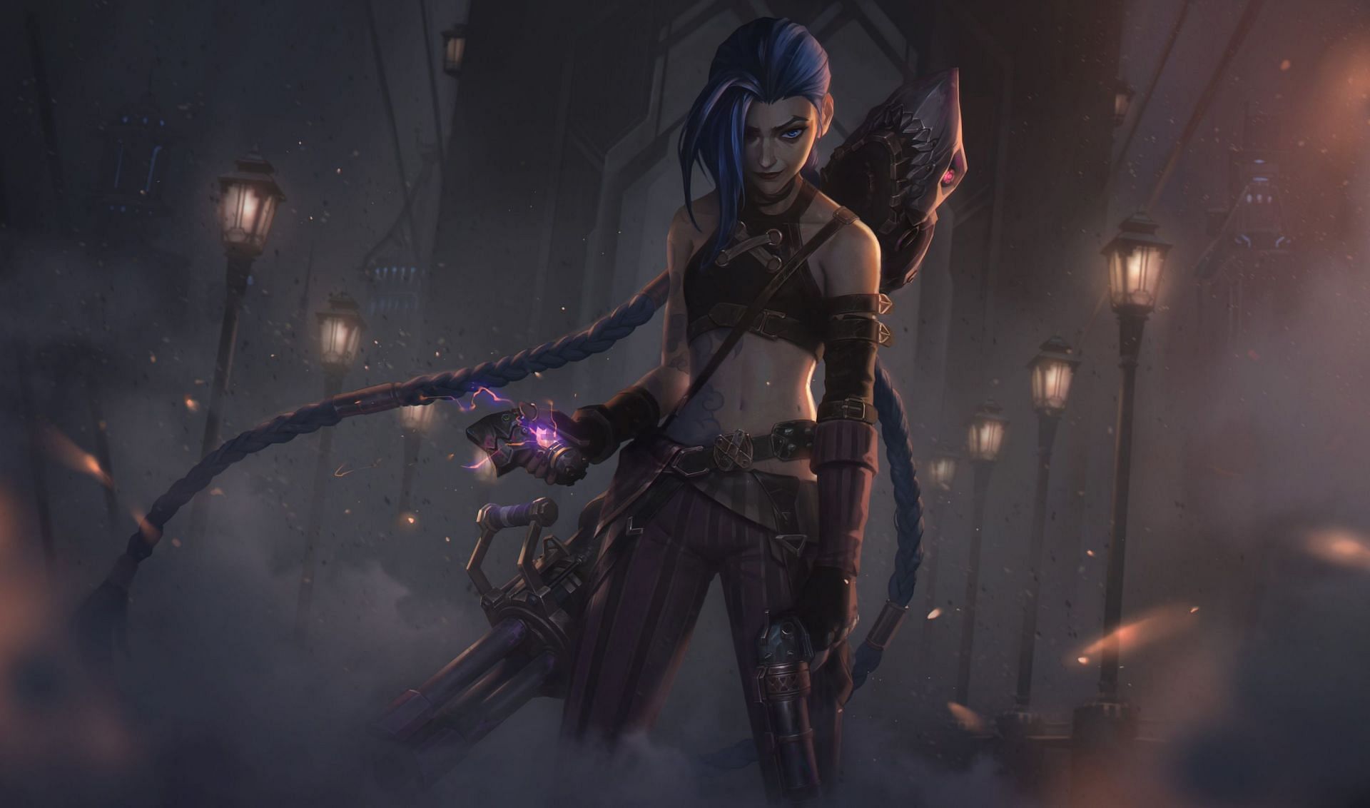 Jinx&#039;s buffs before the Arcane release helped her rise back to the top again (Image via League of Legends)