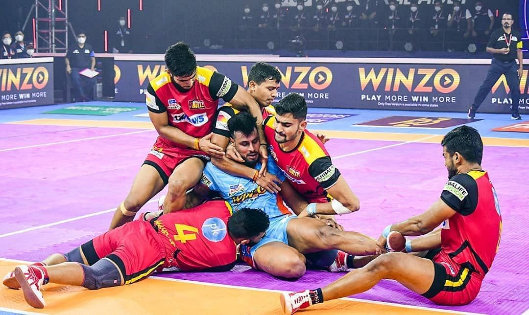 Maninder Singh&#039;s Super 10 went in vain against Bengaluru Bulls (Image: Pro Kabaddi/Instagram)