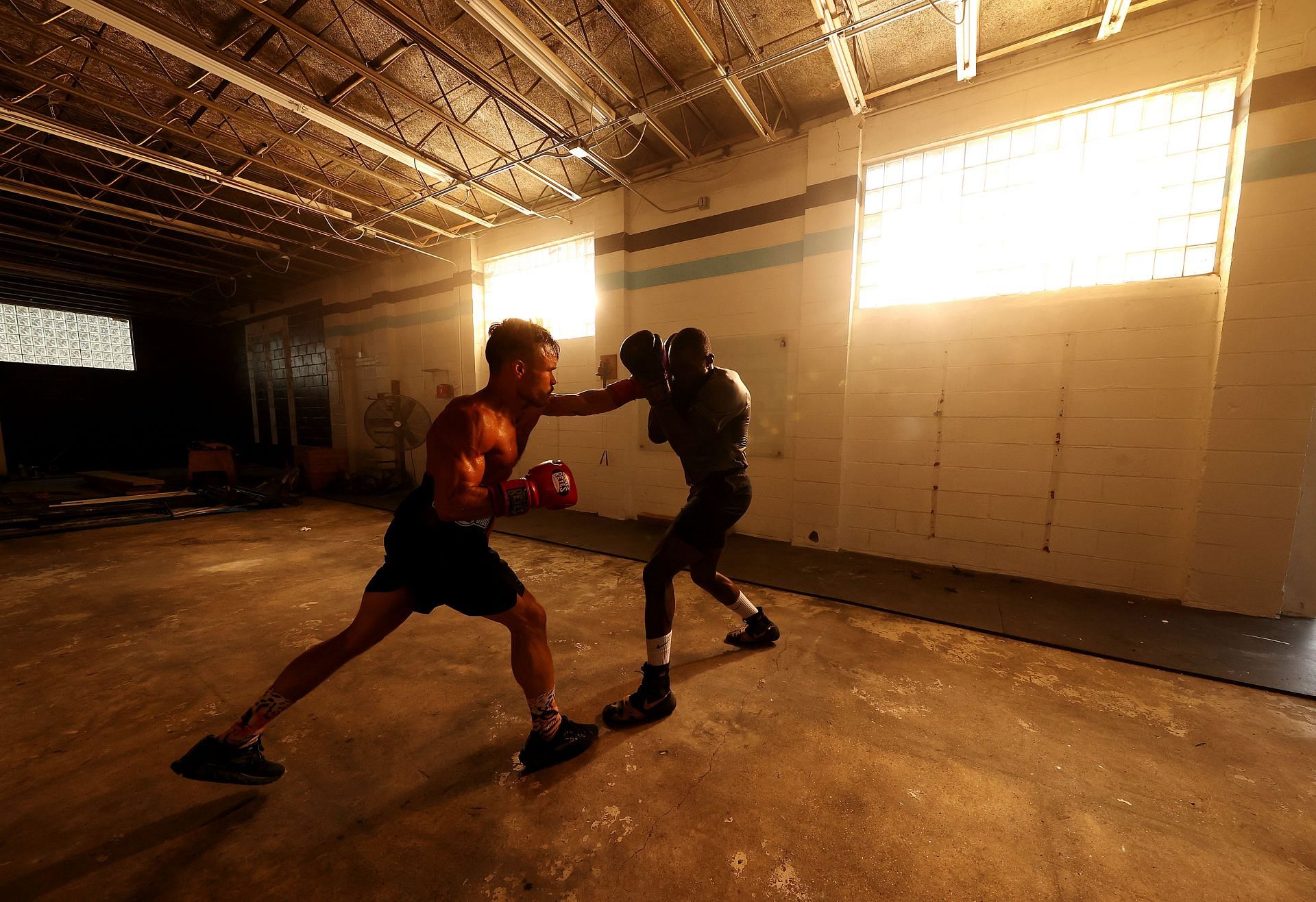 Amateur Boxers Train during Coronavirus Pandemic