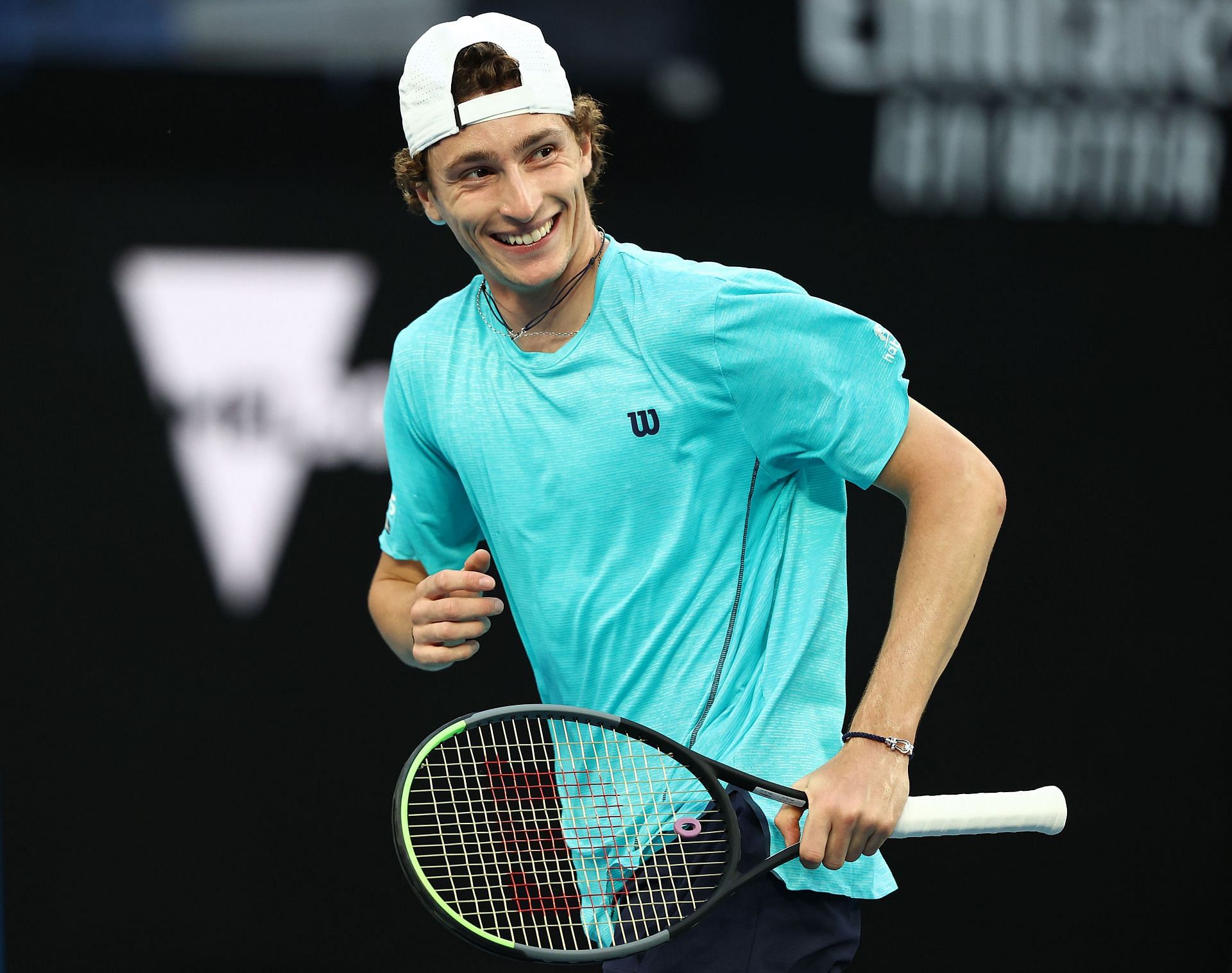 Ugo Humbert at the 2021 Australian Open.