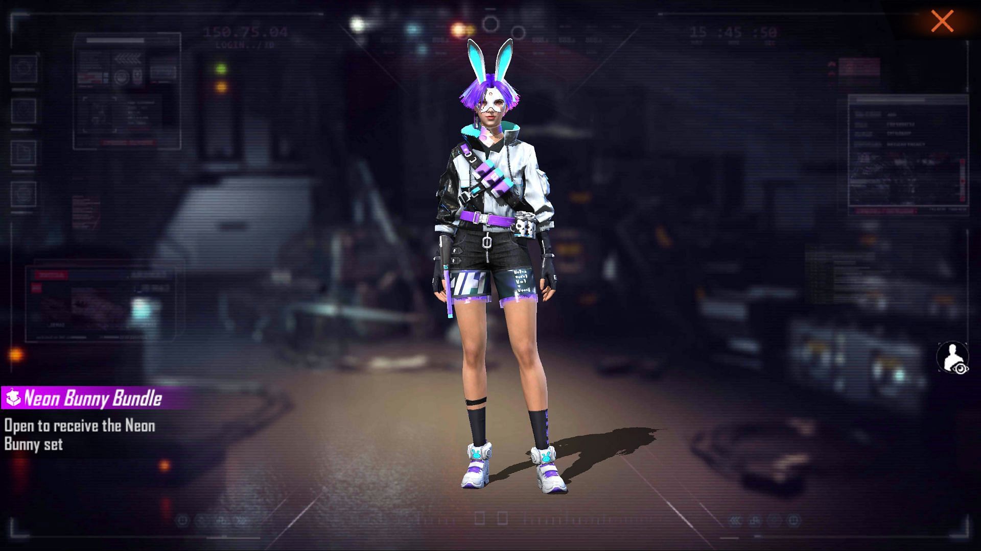 Neon Bunny Bundle (Image via Free Fire)