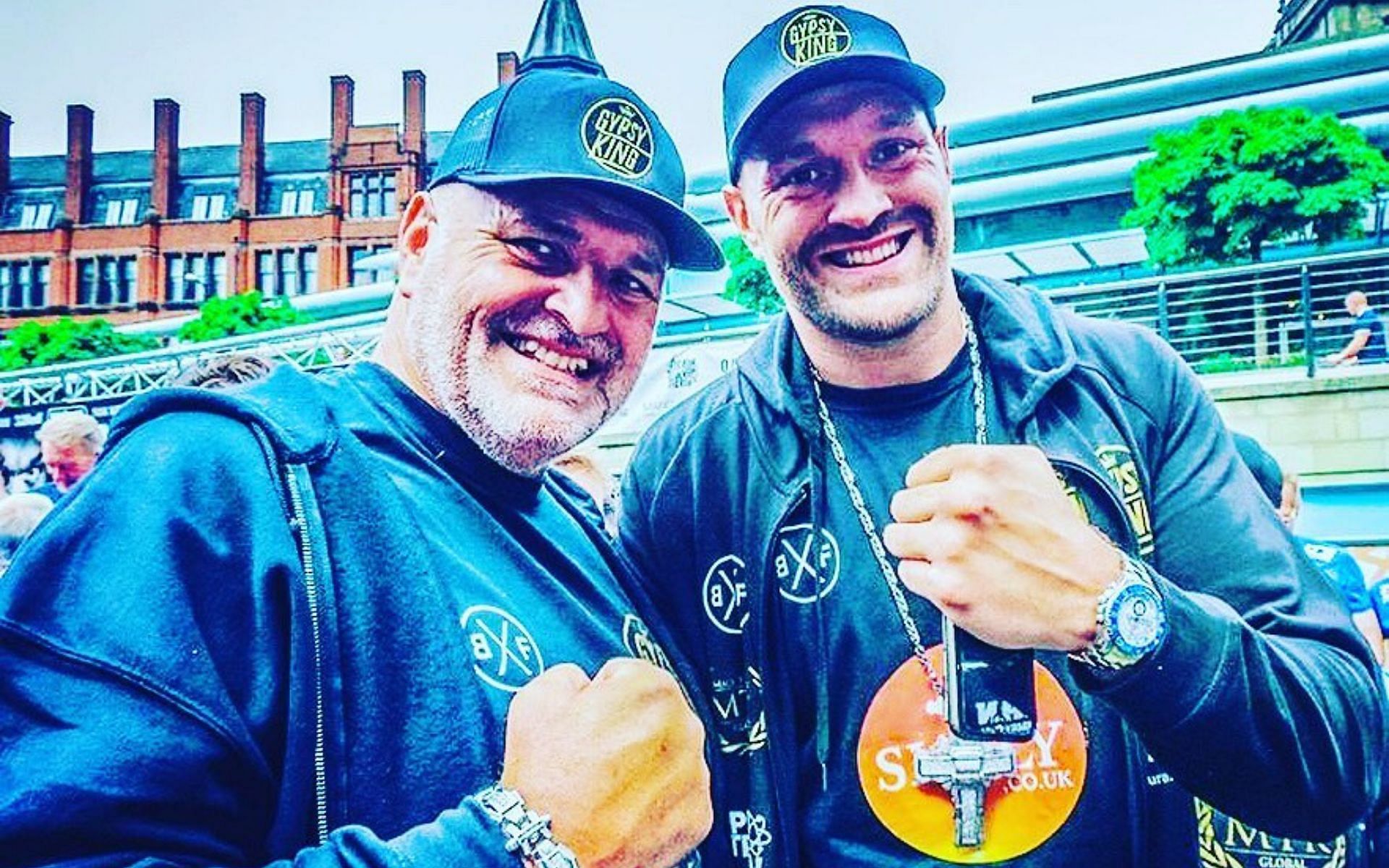 John Fury (left) &amp; Tyson Fury (right) [Image Credits- @gypsyjohnfury on Instagram]