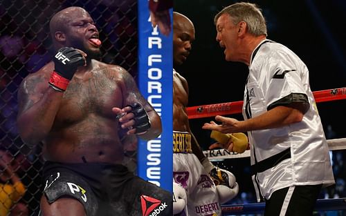 UFC heavyweight contender Derrick Lewis (left) and renowned boxing trainer Teddy Atlas (right)