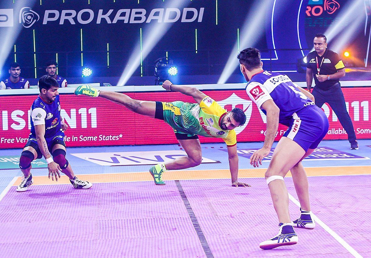 The Pirates will be pleased with their match-winning performance against the Steelers. (Image courtesy: Pro Kabaddi Twitter)