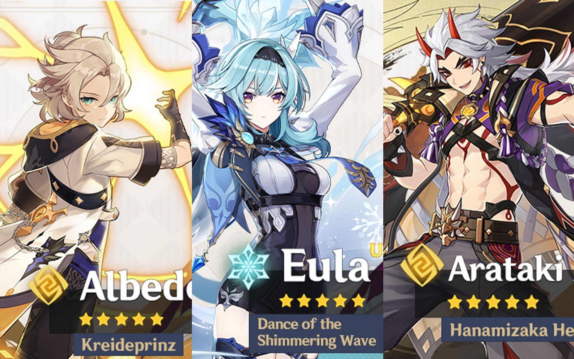 Albedo and Eula banner is coming to an end to welcome Itto banner (Image via Genshin Impact)