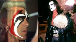 Why did Sting start using paint on his face?