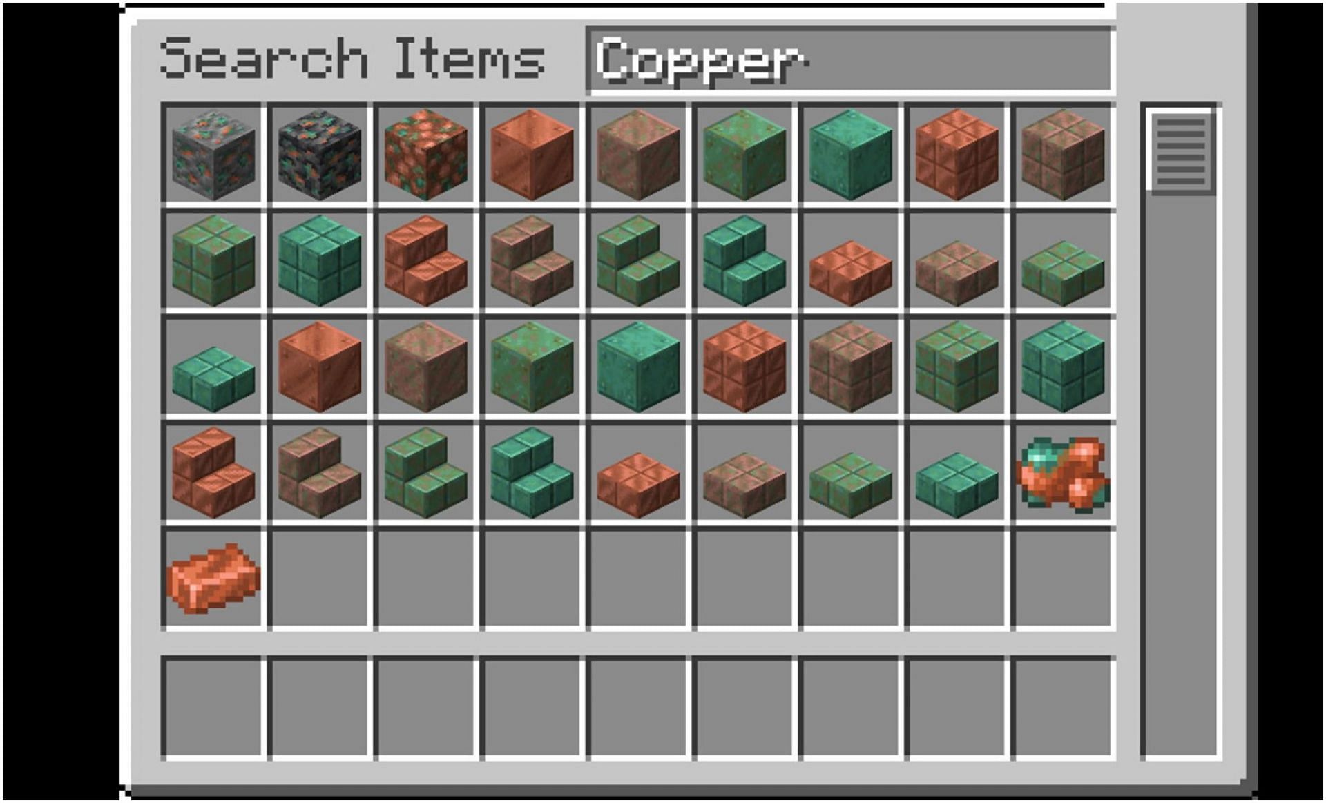 copper ingot minecraft