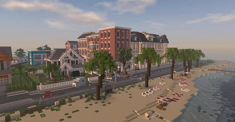Bayview includes an entire roleplay game mode along with it (Image via Mojang)