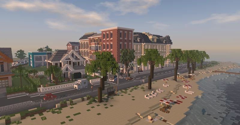 Bayview includes an entire roleplay game mode along with it (Image via Mojang)