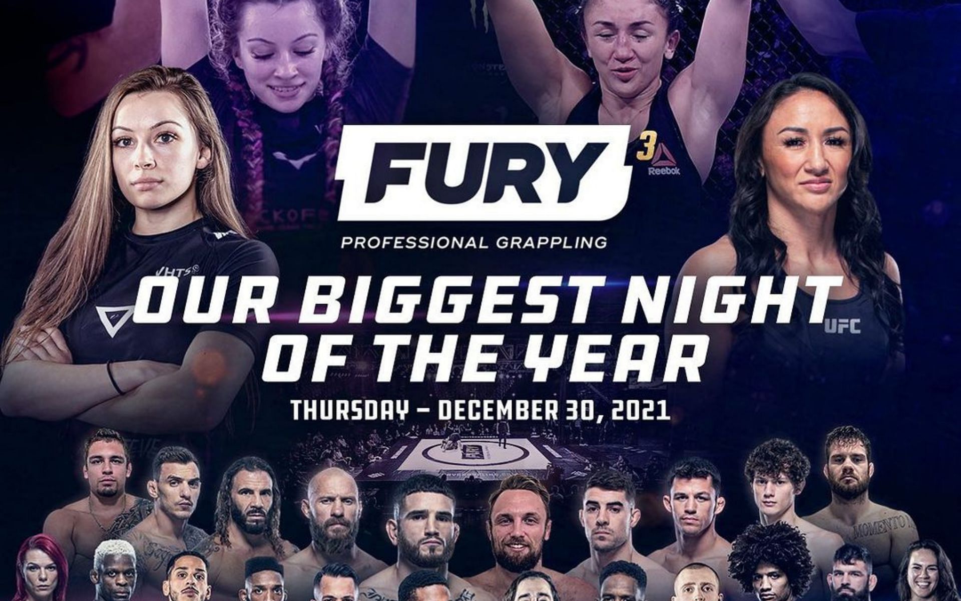 Fury Pro 3 will be a star-studded event [Image credits: @furygrappling on Instagram]