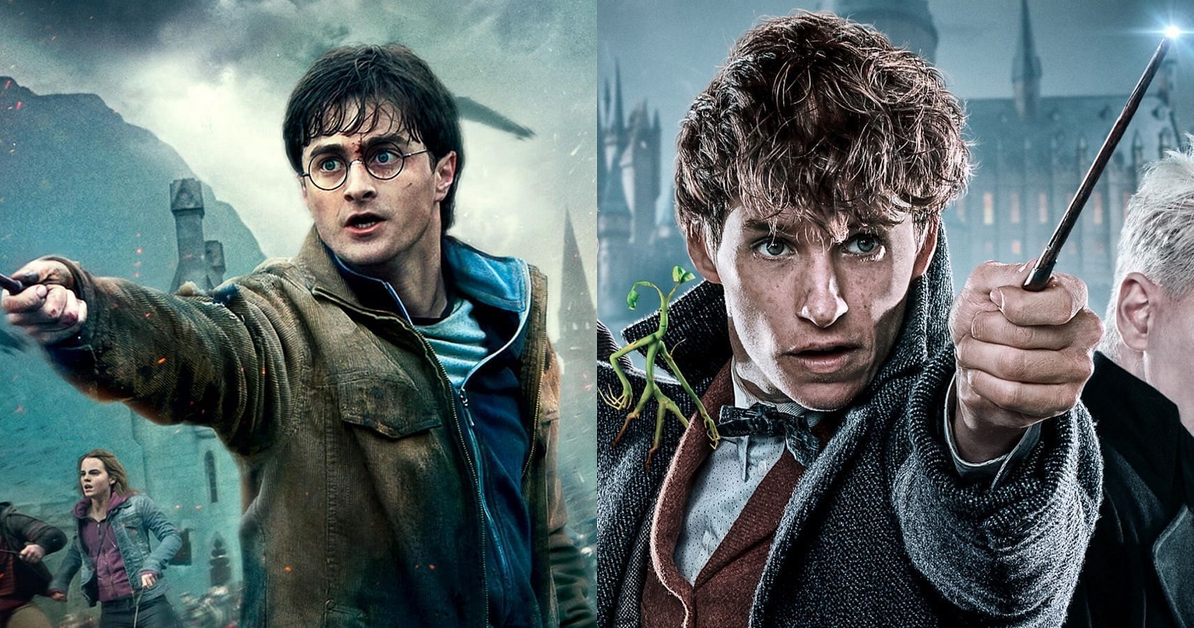 Harry Potter and Newt Scamander (Image via Warner Bros.)