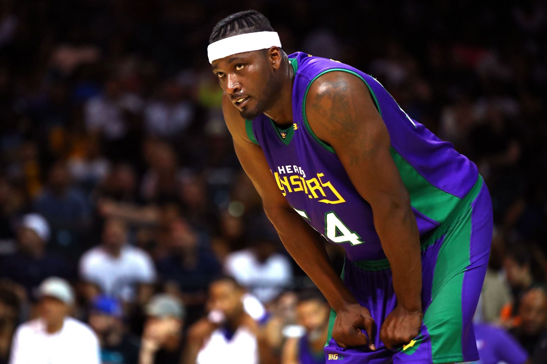 Kwame Brown of the BIG3&#039;s 3 Headed Monsters.