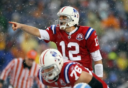 Brady seen during the Patriots' October 2009 victory over Tennessee (Photo: Getty)