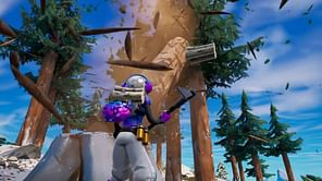 Fortnite Chapter 3 week 4 challenges: Where to harvest wood from The Joneses, Shifty Shafts, or Logjam Lumberyard