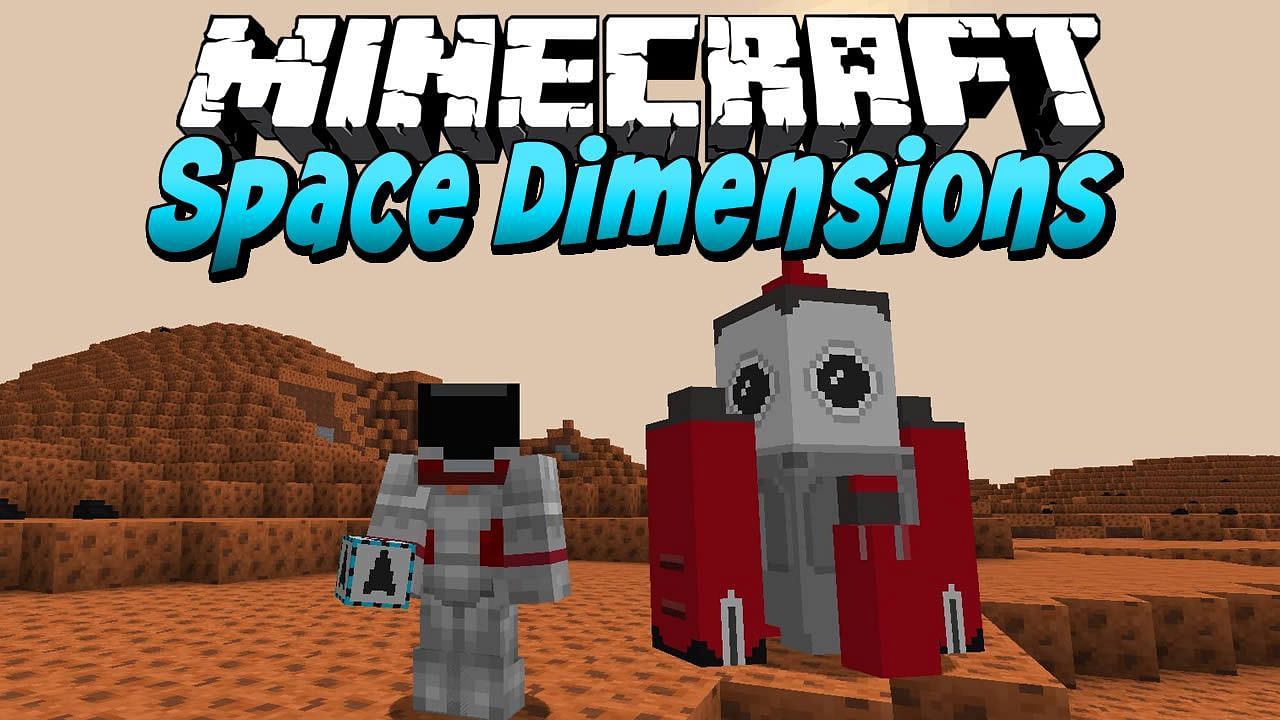 The Space Dimensions mod (Image via Minecraft)