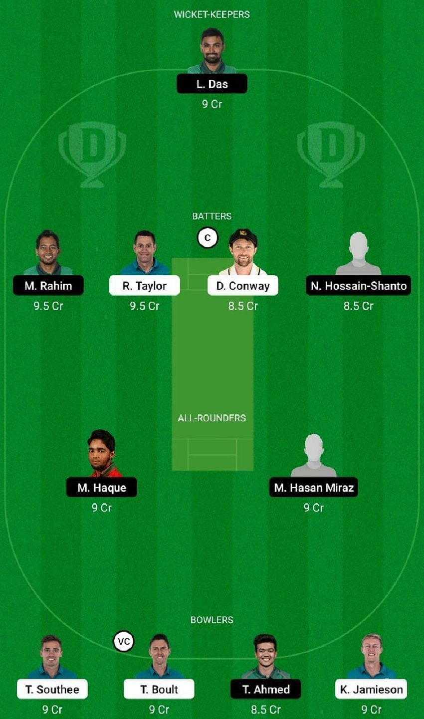 NZ vs BAN Dream11 Fantasy Tip #1