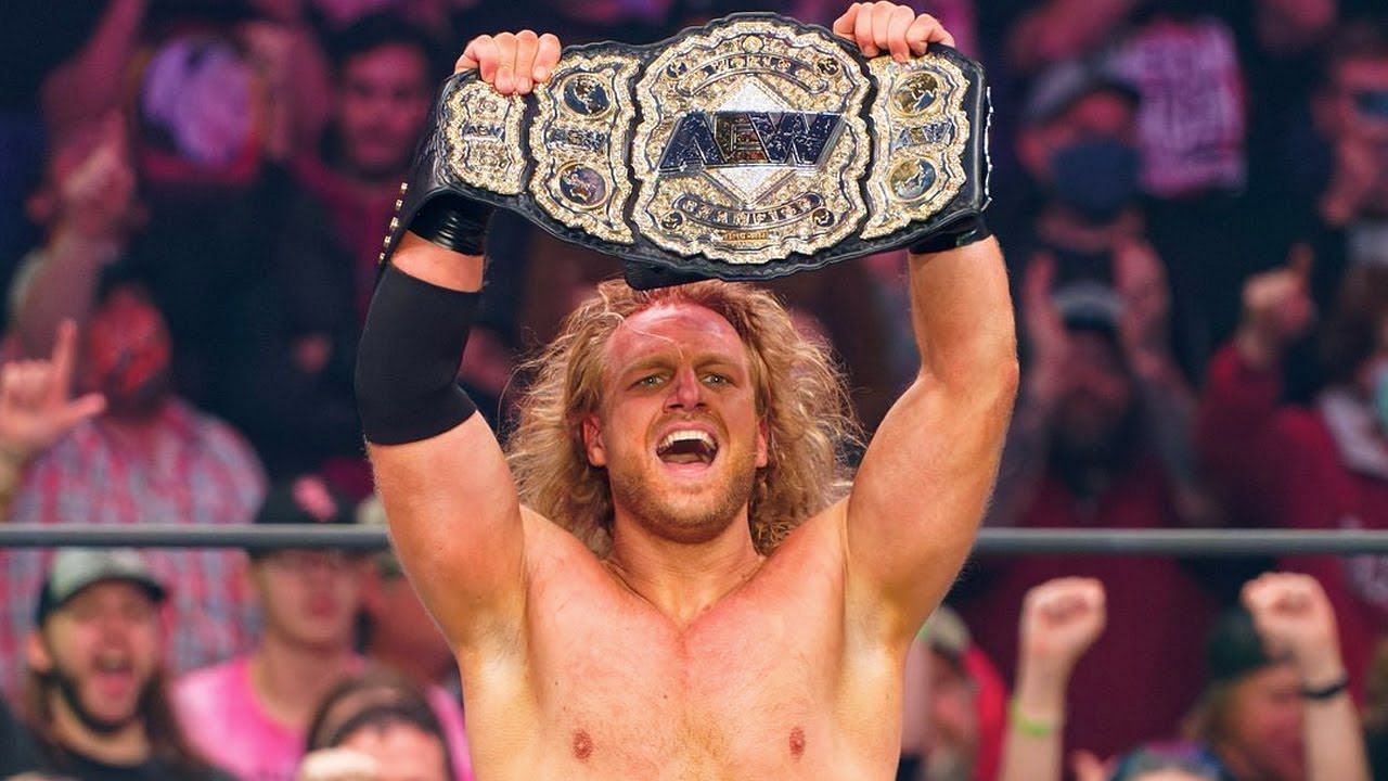 Hangman Page is the reigning AEW World Champion