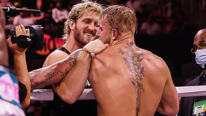 Logan Paul gives an update on Jake Paul's head cut following KO win over Tyron Woodley