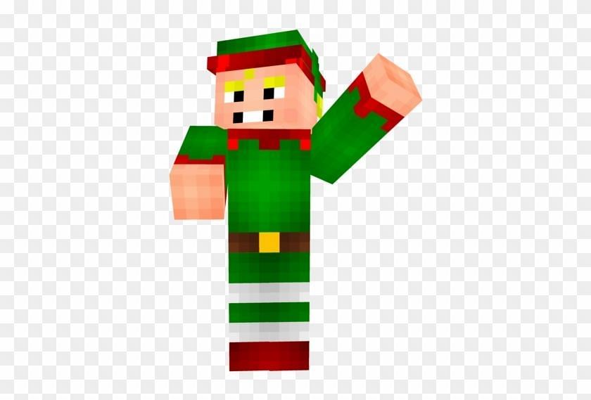 Christmas Elf Minecraft skin (Image via pngfind)
