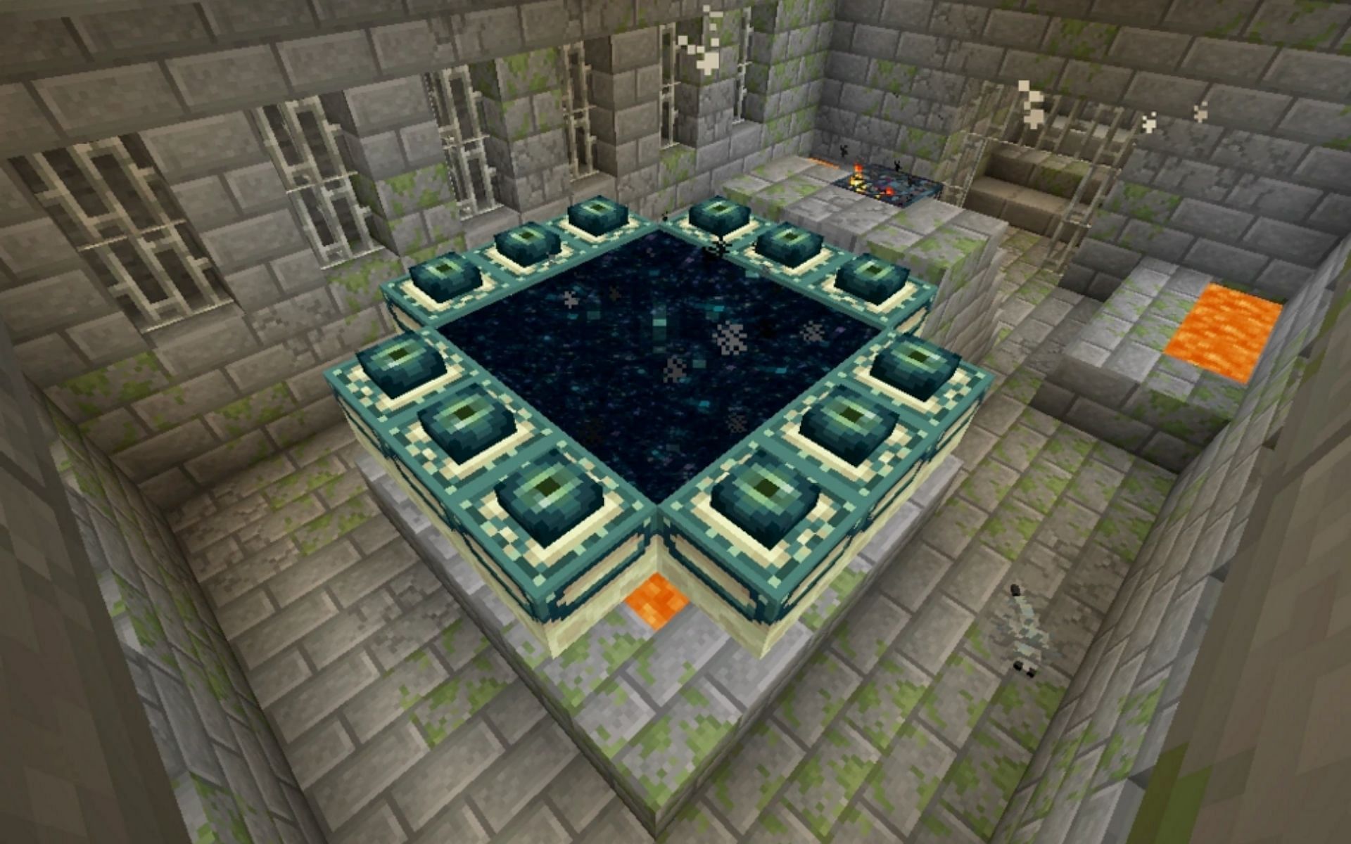 An activated End Portal (Image via Minecraft Wiki)