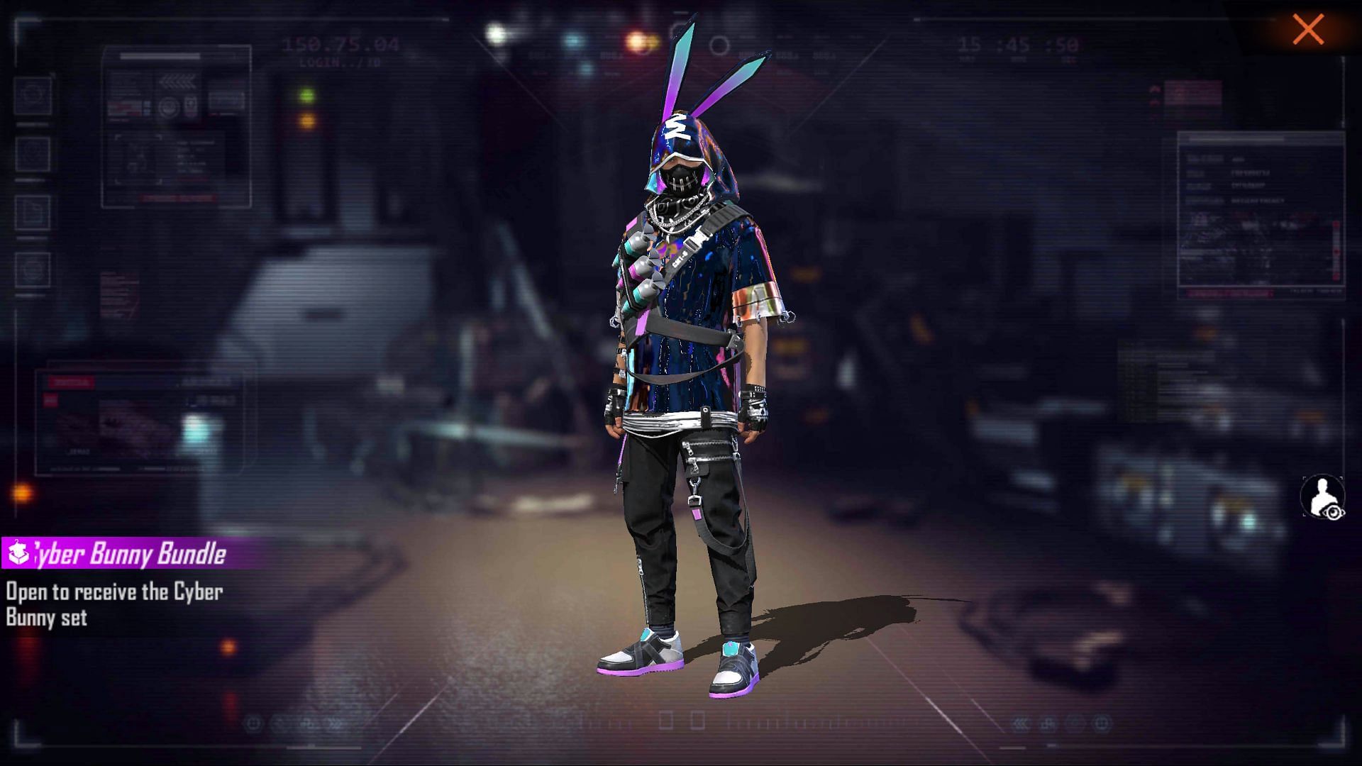 Cyber ​​Bunny Pack (Image via Free Fire)