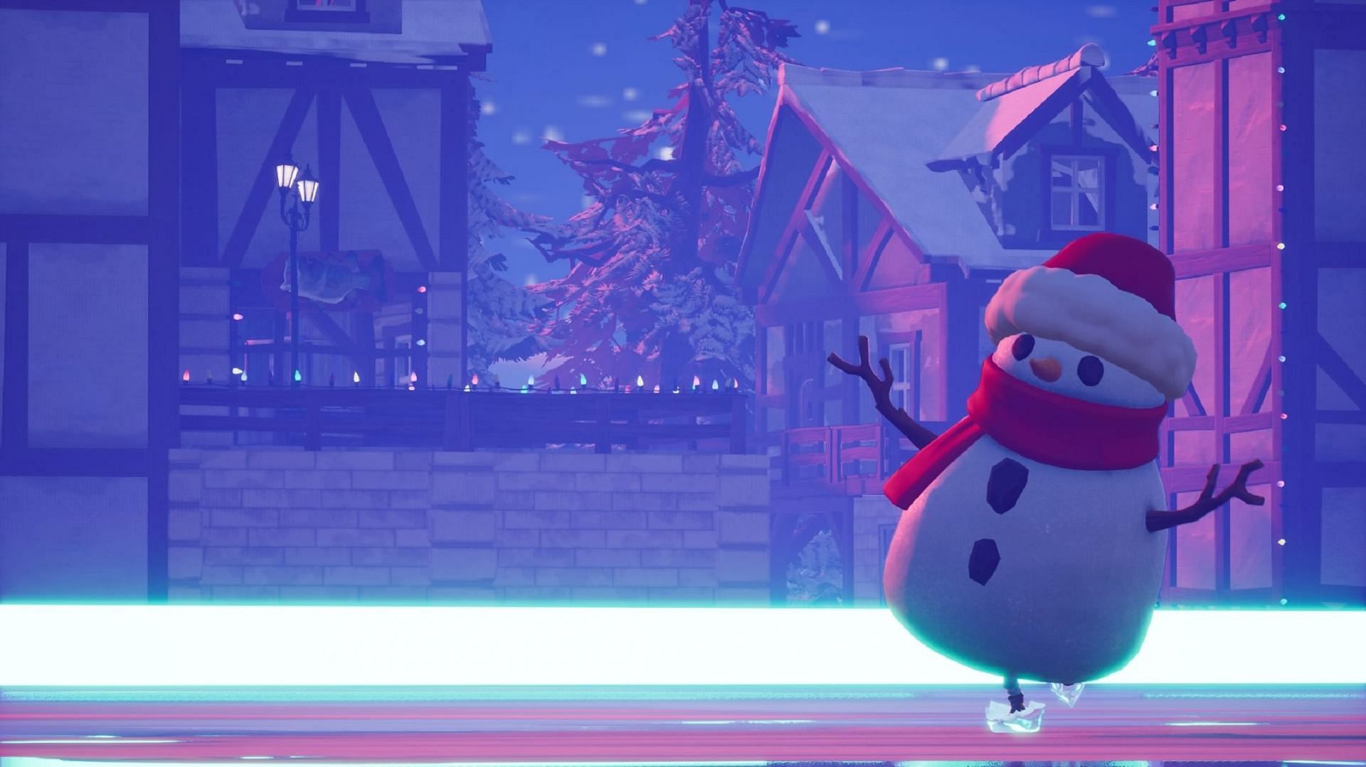 That snowman has feet...that&#039;s very suspicious (Image Twitter/RiiiCON_cryptic)